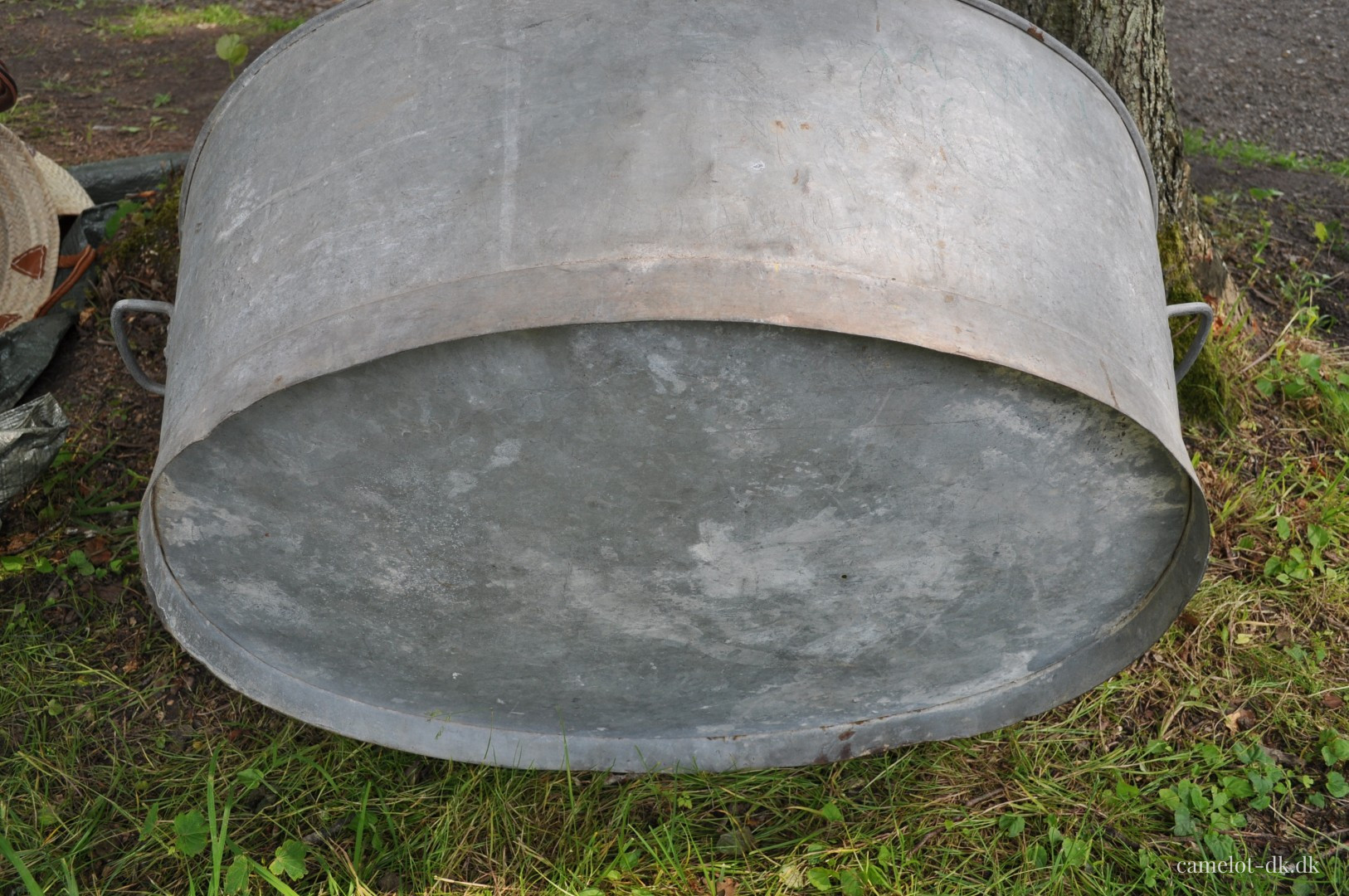 Fransk oval zinkbalje (3024) - Billede 5