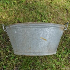 Rund zinkbalje