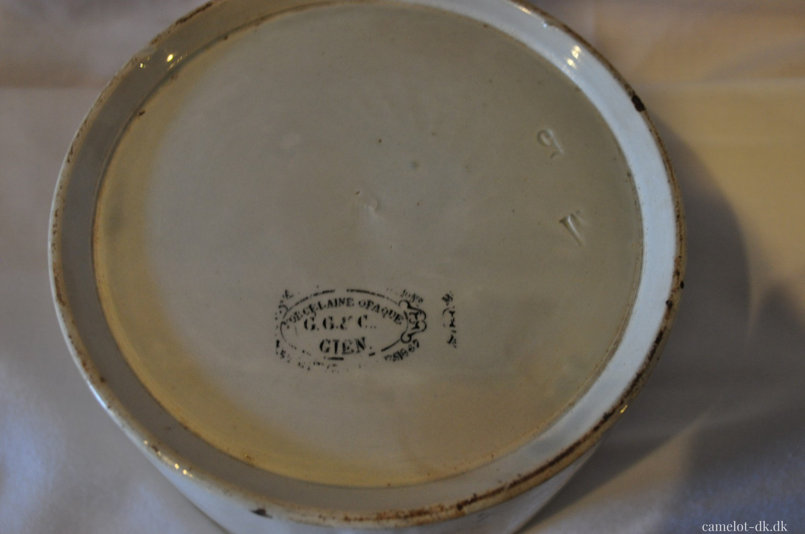 Fransk krukke i fajance