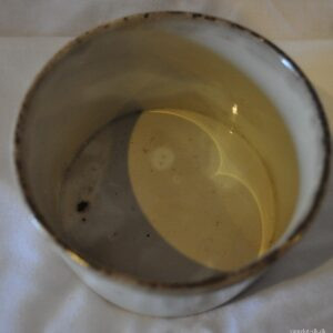 Fransk krukke i fajance