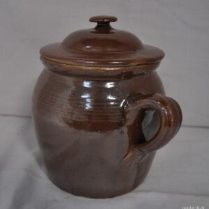 Fransk syltekrukke med låg