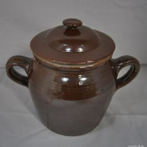 Fransk syltekrukke med låg