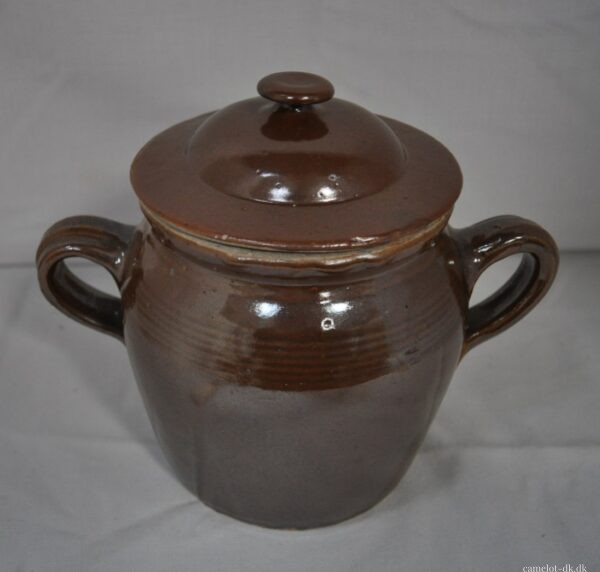 Fransk syltekrukke med låg