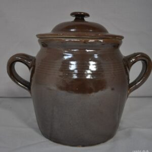 Fransk syltekrukke med låg