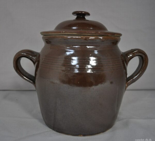 Fransk syltekrukke med låg