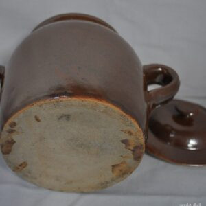 Fransk syltekrukke med låg