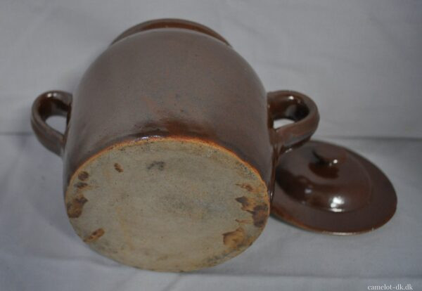 Fransk syltekrukke med låg
