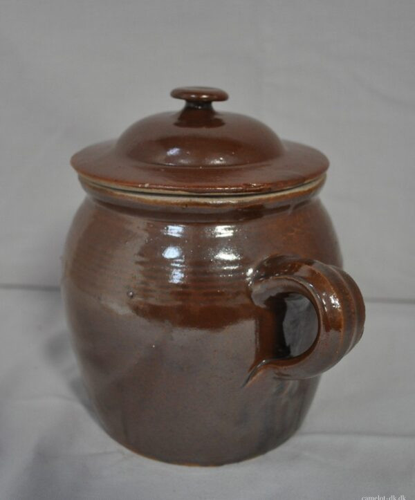 Fransk syltekrukke med låg