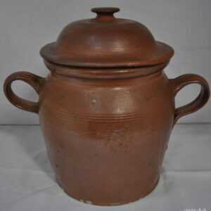 Fransk syltekrukke med låg