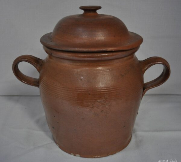 Fransk syltekrukke med låg