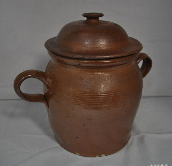 Fransk syltekrukke med låg