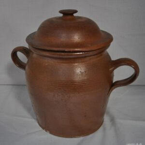 Fransk syltekrukke med låg