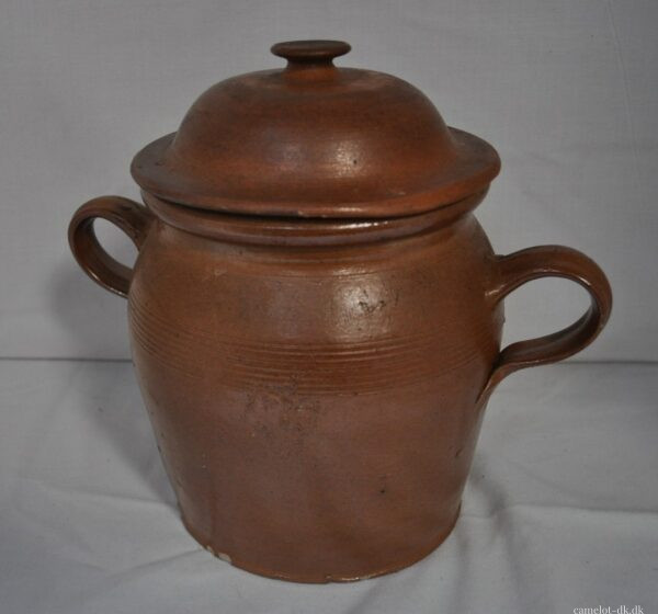 Fransk syltekrukke med låg