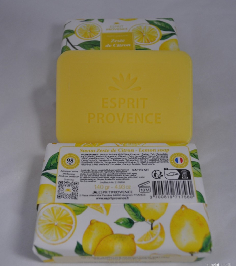Fransk sæbe med duft af citron