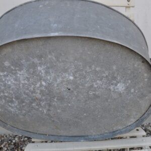 Fransk oval zinkbalje