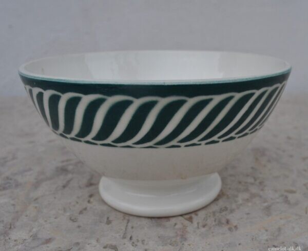 Fransk kaffeskål i fajance